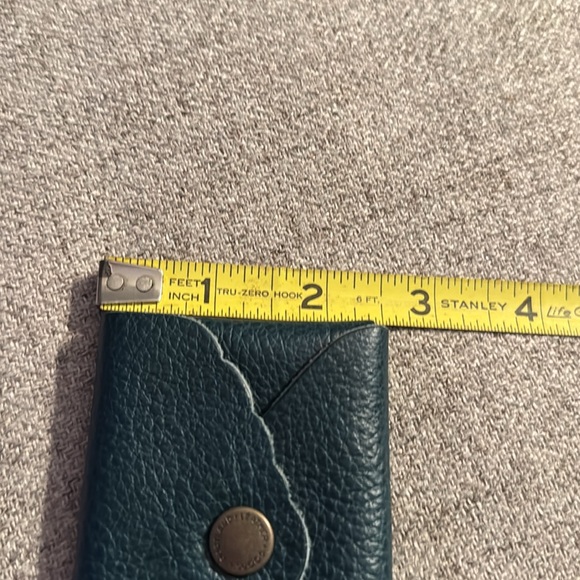 Portland Leather Goods Mini Snap Wallet in LAGOON - Picture 2 of 4